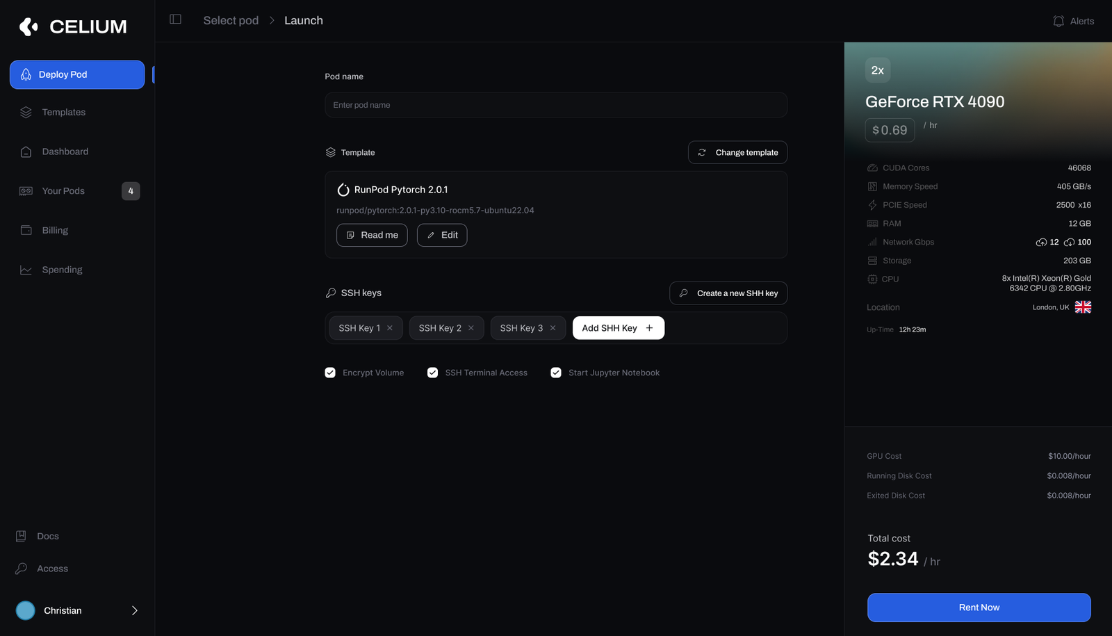 From a node to a running pod on one screen