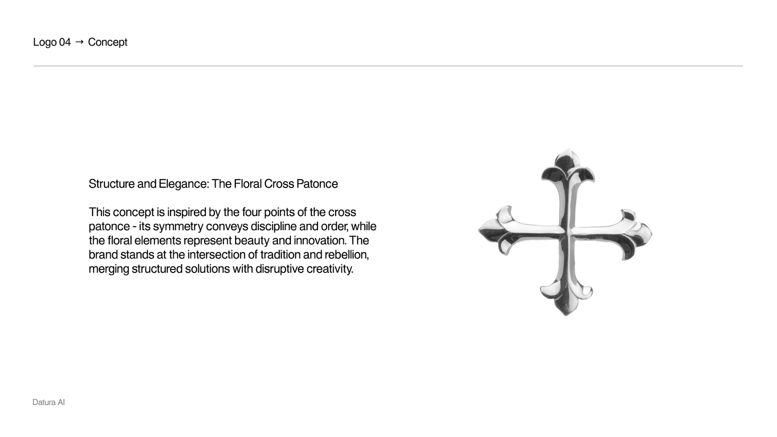 The floral cross patonce — view 1 of 3